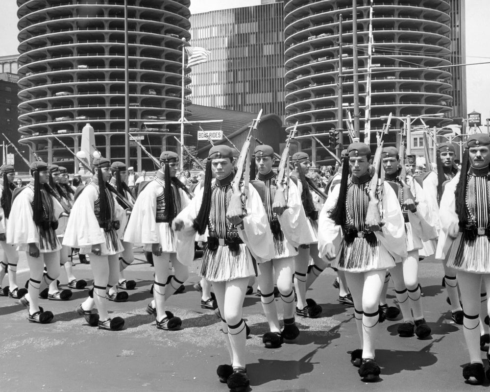 Chicago Parade: Evzones — 8 × 10 inch art print