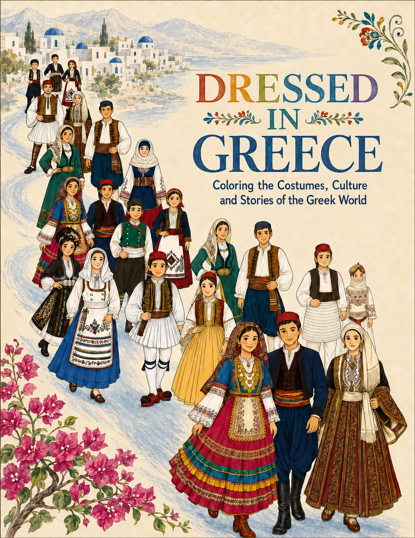 Dressed in Greece — approved front cover