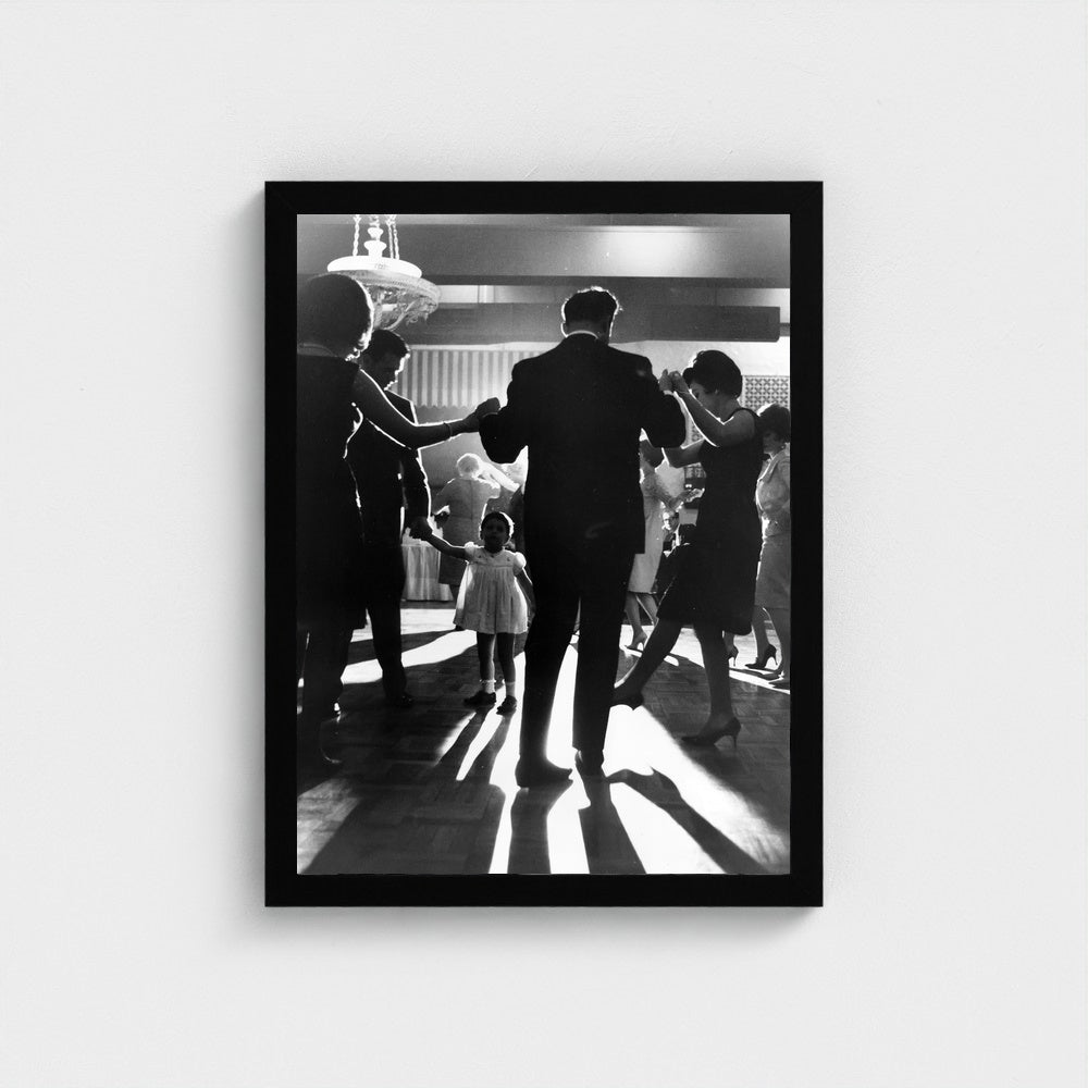 The Dance Floor — 12 × 16 inch black framed print