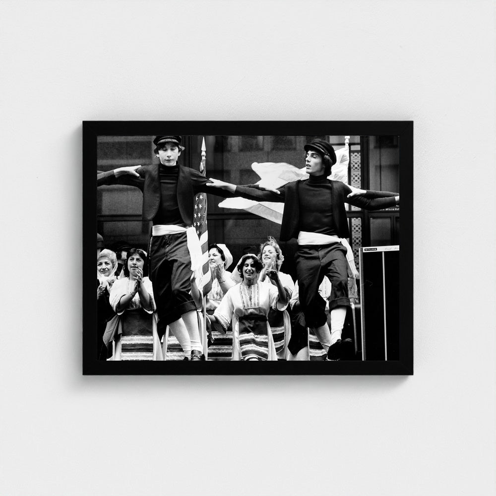 Young Dancers — 12 × 16 inch black framed print
