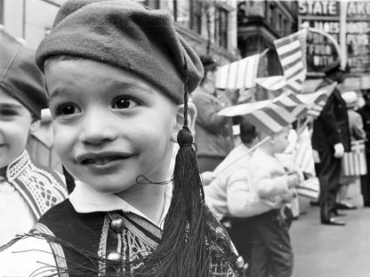 A Young Parade Participant — 12 × 16 inch art print