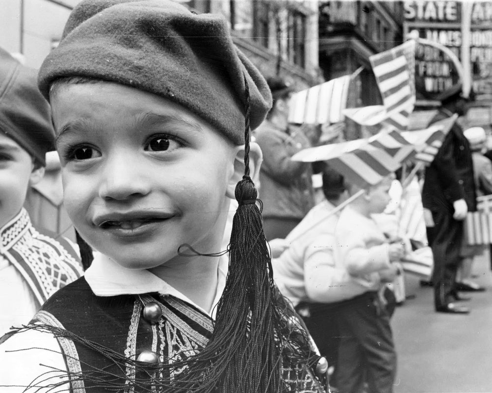 A Young Parade Participant — 8 × 10 inch art print