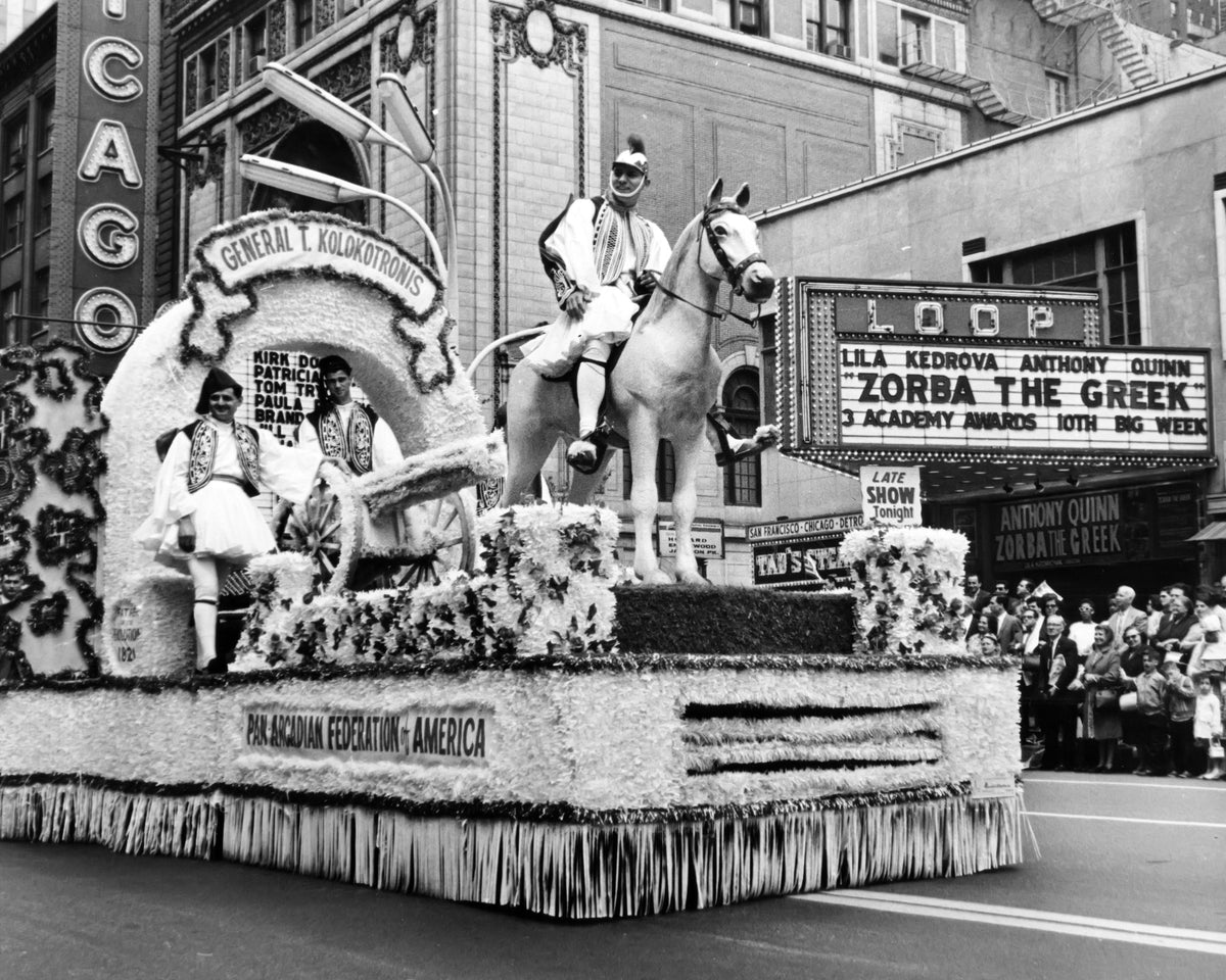Greek Culture on the Marquee — 8 × 10 inch art print