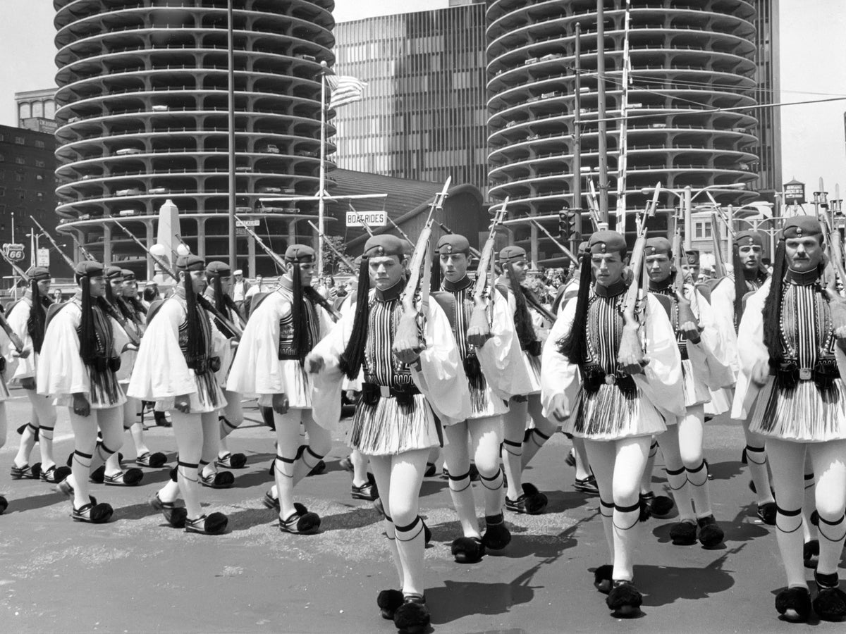 Chicago Parade: Evzones — 12 × 16 inch art print