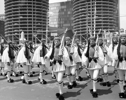 Chicago Parade: Evzones — 8 × 10 inch art print
