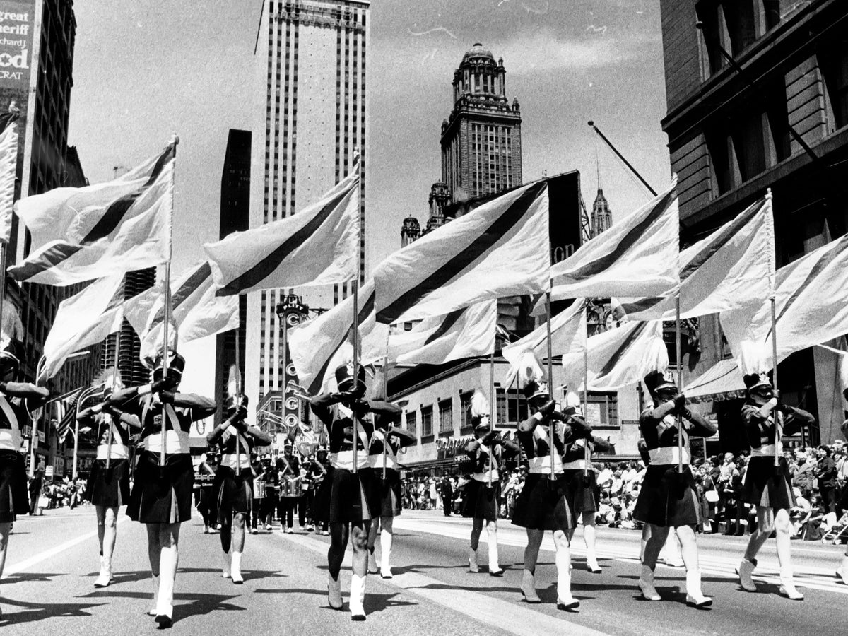 Chicago Parade Flags — 12 × 16 inch art print