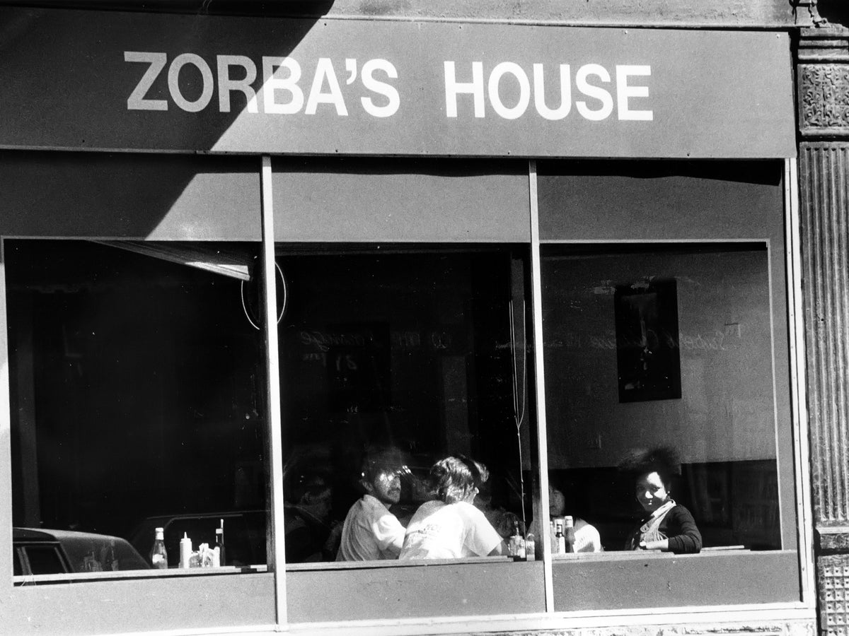 Zorba’s House Storefront — 12 × 16 inch art print