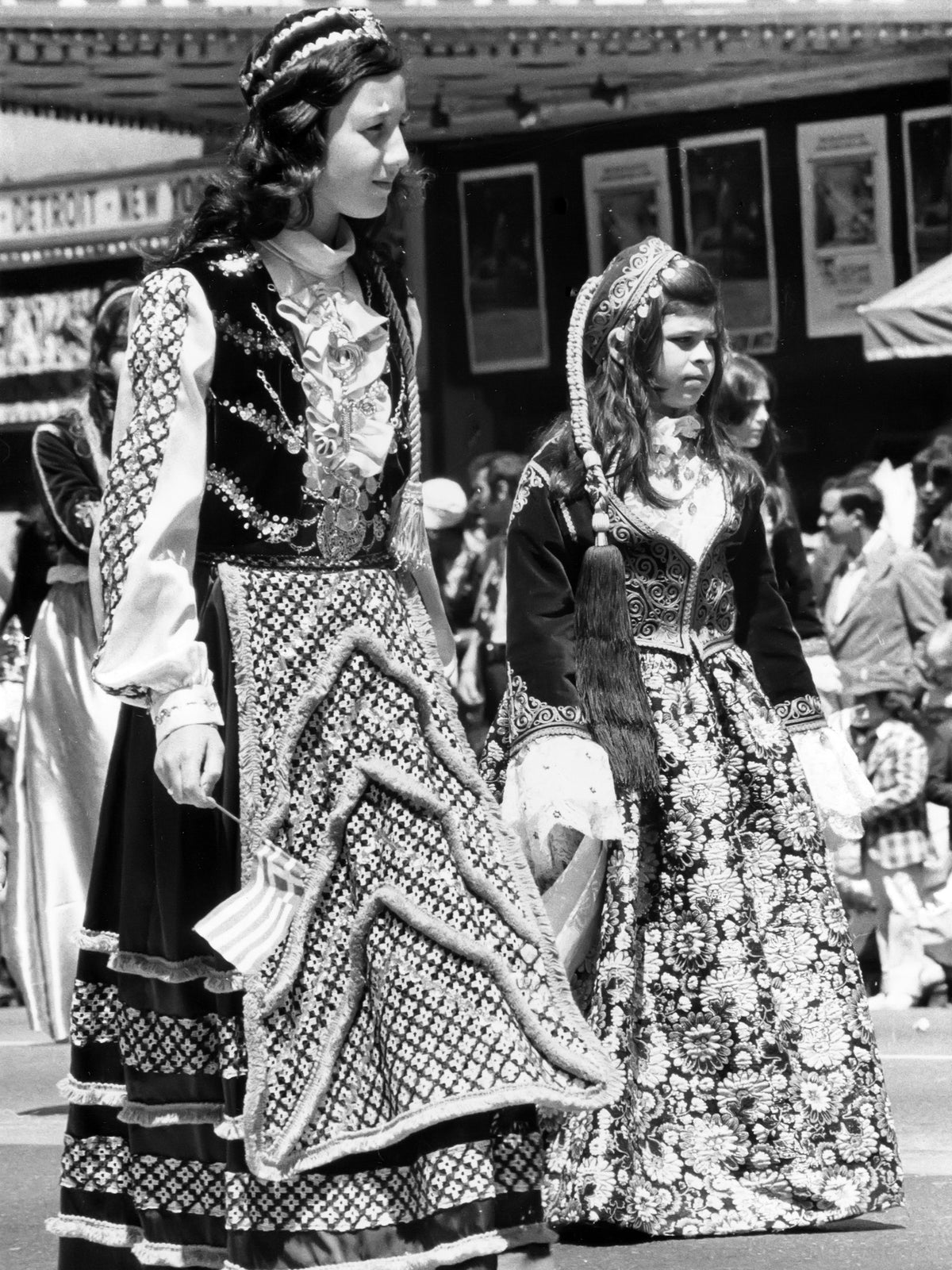 Women in Traditional Dress — 12 × 16 inch art print