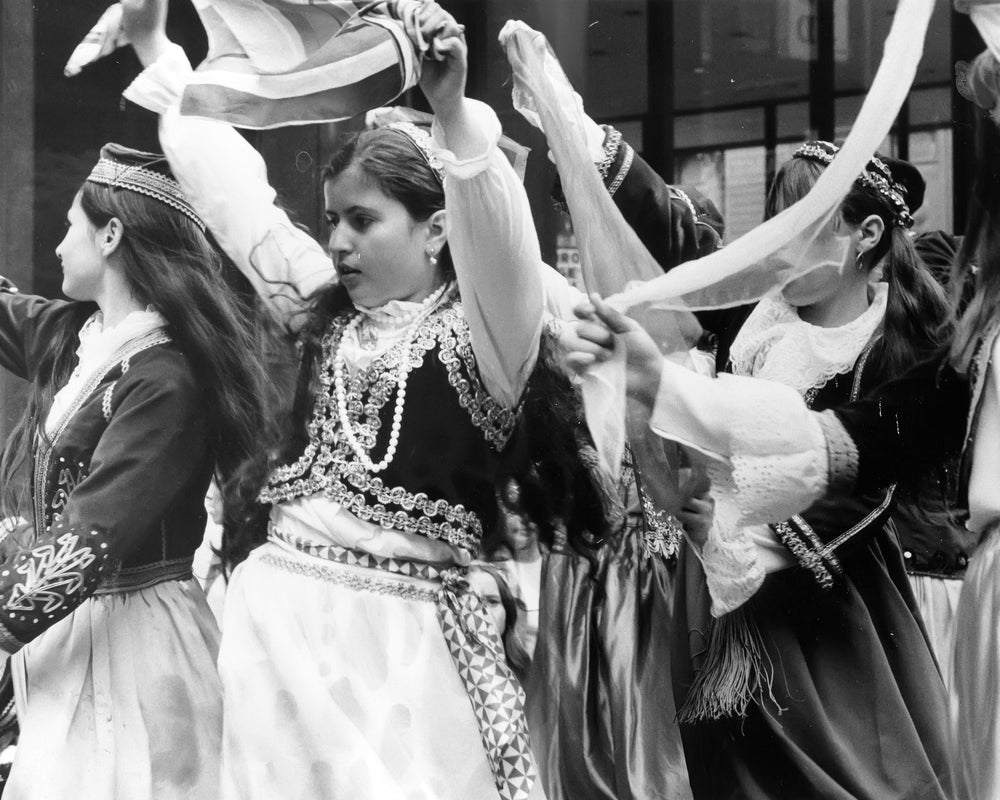 Women Dancing Together — 8 × 10 inch art print
