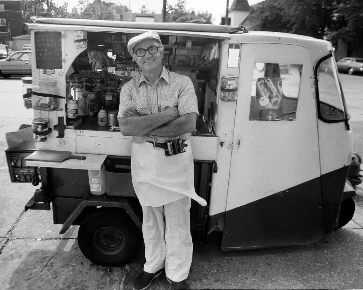 A Neighborhood Food Cart — 8 × 10 inch art print