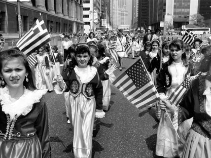 Young Parade Participants — 12 × 16 inch art print