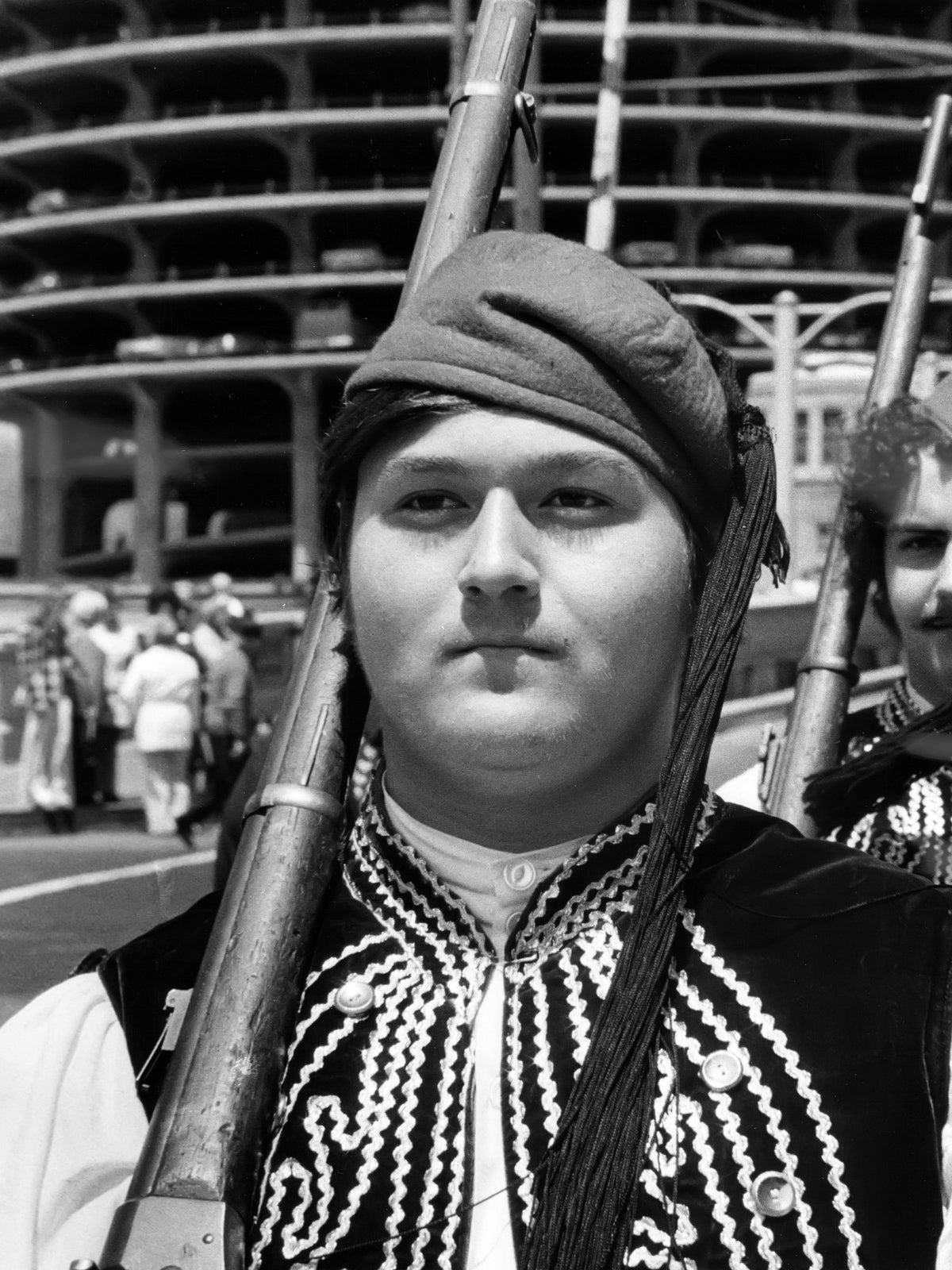 An Evzone at the Parade — 12 × 16 inch art print