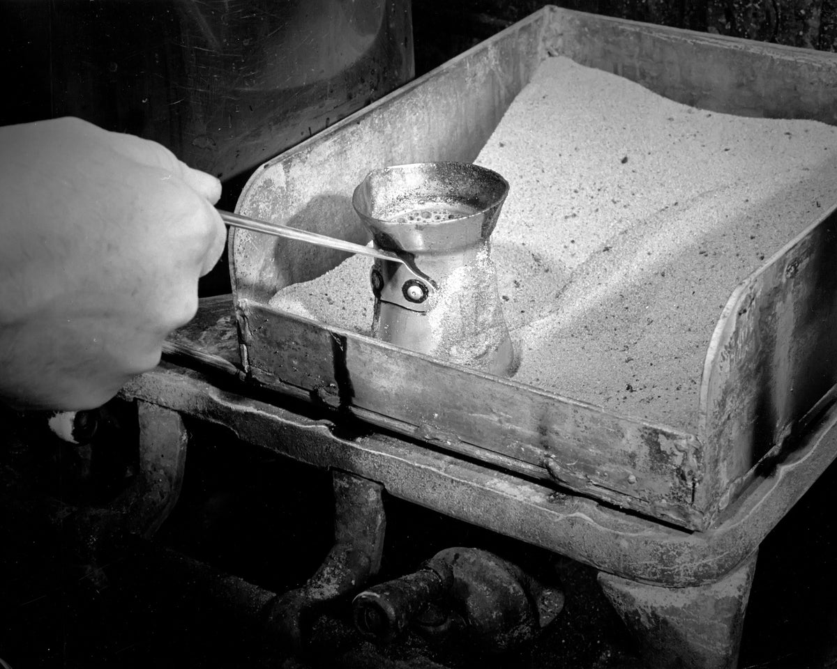 Making Coffee over Hot Sand — 8 × 10 inch art print