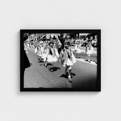 The Next Generation Marches — black Classic frame, no mat, landscape 12 × 16 inch print