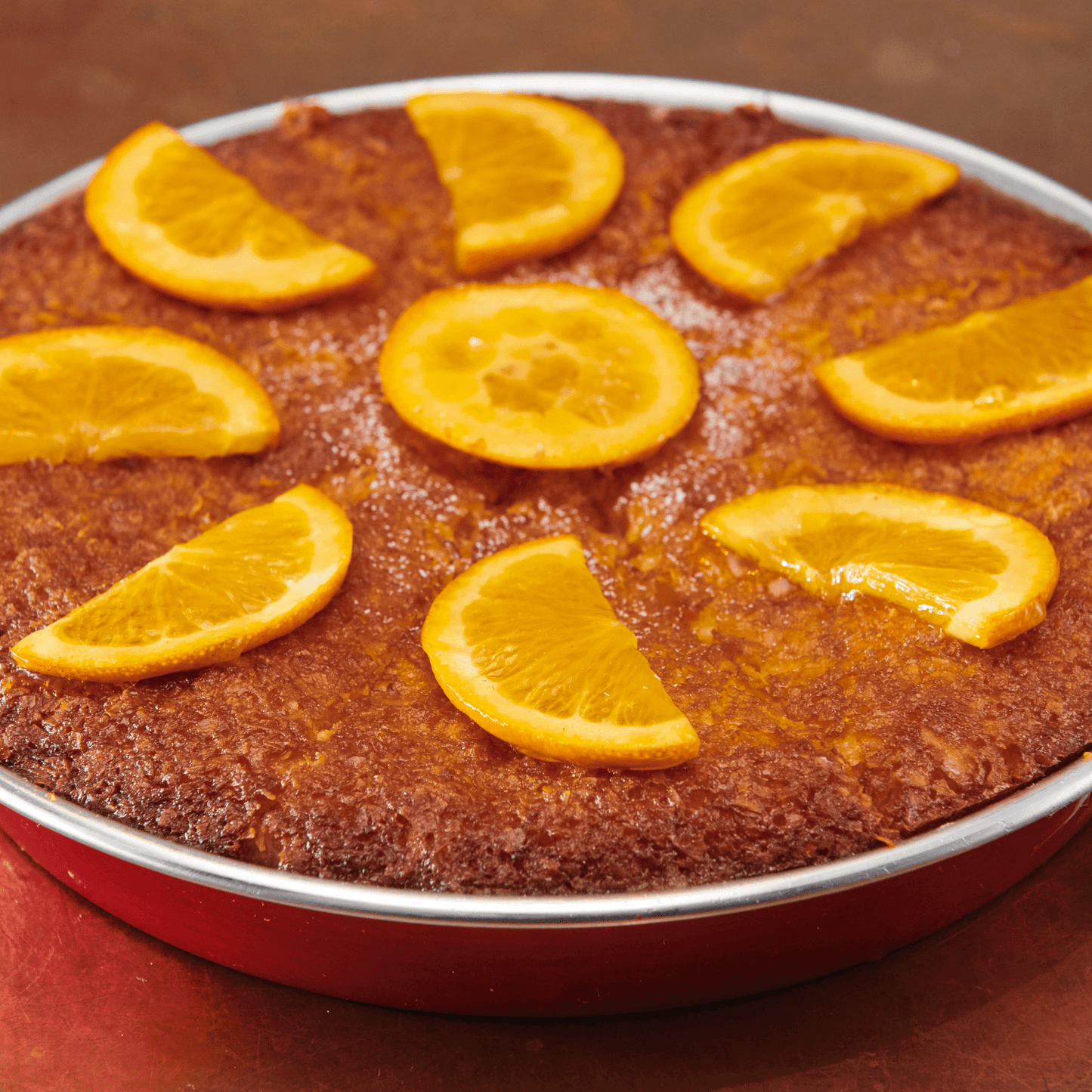 Portokalopita (in tin pan)