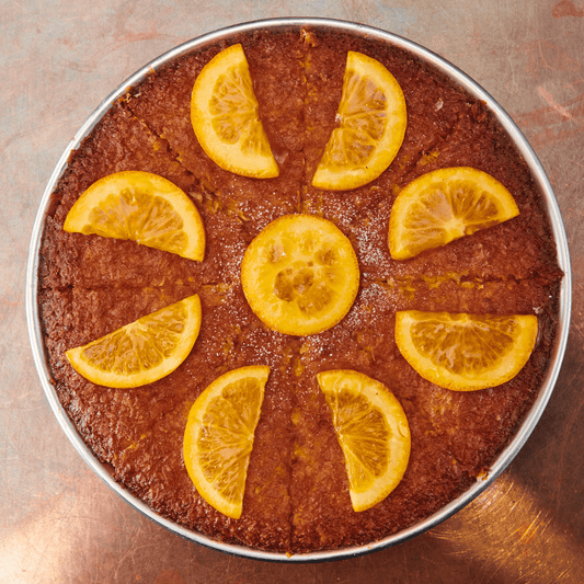Portokalopita (in tin pan)