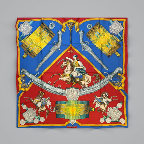 Hermès “1821” Silk Scarf
