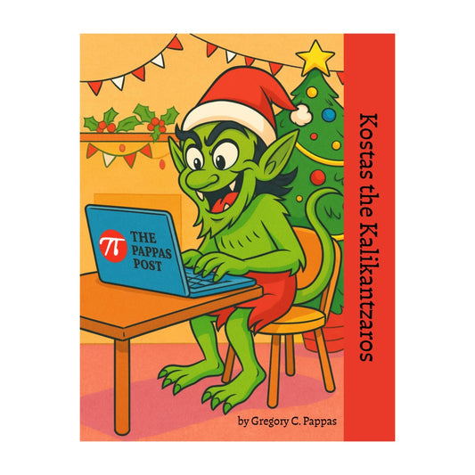 Kostas the Kalikantzaros: A Digital Coloring Book