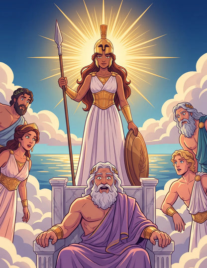 Athena full-color scene