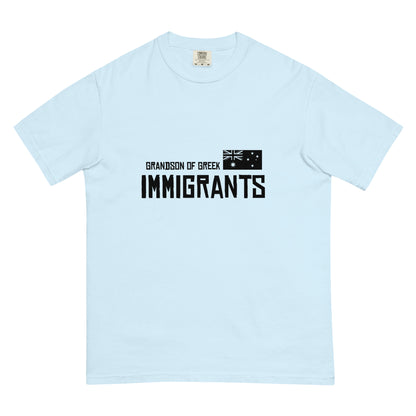 Grandson of Greek Immigrants — Australia — Chambray, approved lower placement