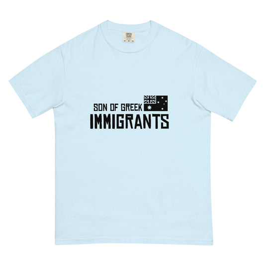 Son of Greek Immigrants — Australia — Chambray, approved lower placement