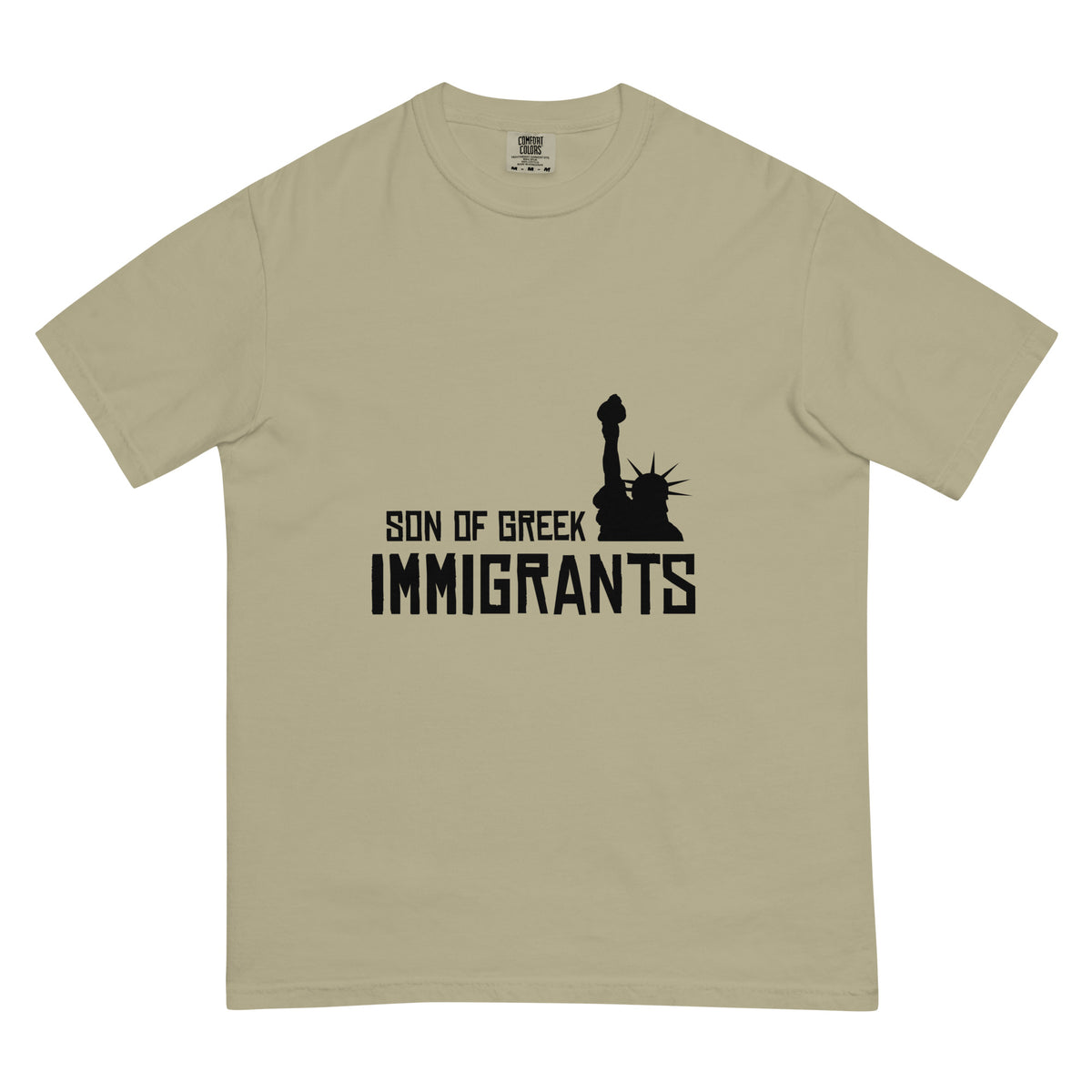 Son of Greek Immigrants — USA — Khaki, approved lower placement