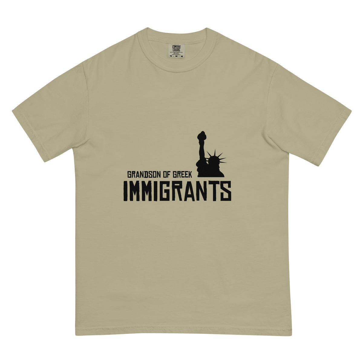 Grandson of Greek Immigrants — USA — Khaki, approved lower placement