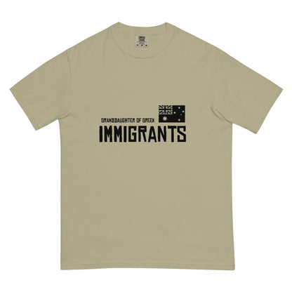 Granddaughter of Greek Immigrants — Australia — Khaki, approved lower placement