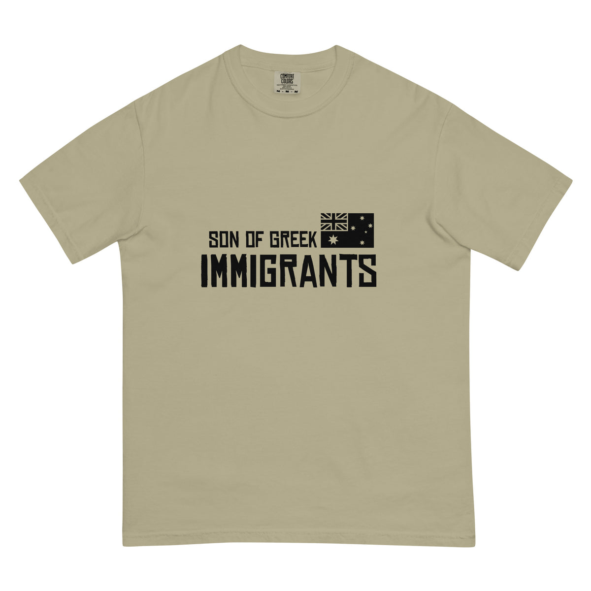 Son of Greek Immigrants — Australia — Khaki, approved lower placement