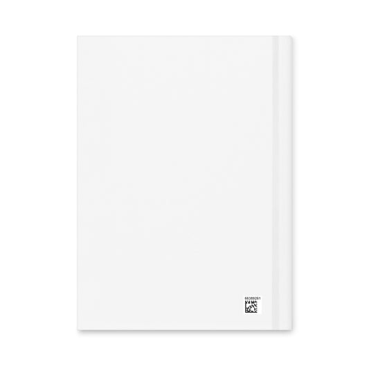 Venus de Milo — I Don’t Speak French — Matte Hardcover Journal, white — back cover