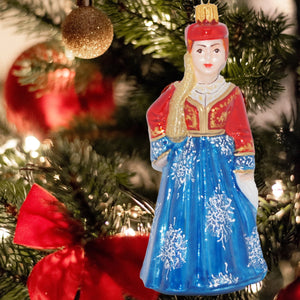 Amalia Glass Christmas Ornament