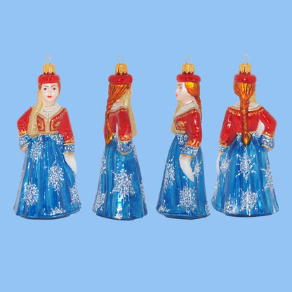 Amalia Glass Christmas Ornament