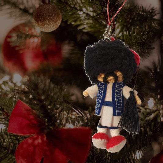 Handmade Felt Evzone Ornament aka Mitso